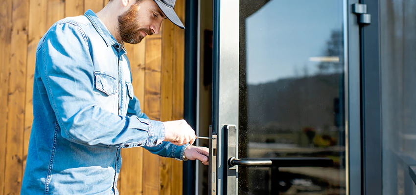 Frameless Glass Storefront Door Locks Replacement in Colton, CA
